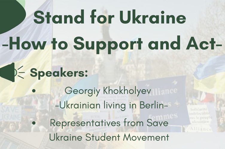 Student Society Event: Lighthouse ESCP presents Stand for Ukraine - How to Support and Act