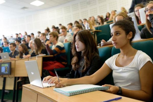 BSc international students in class