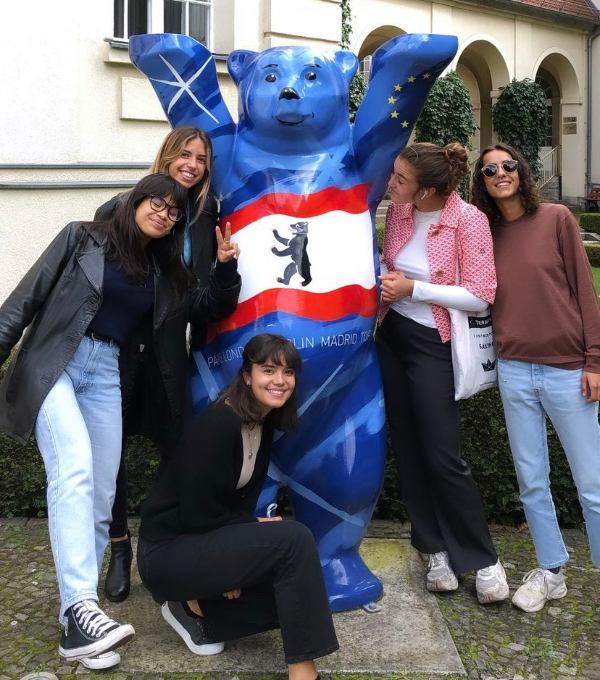 Isabel at the ESCP Berlin Campus