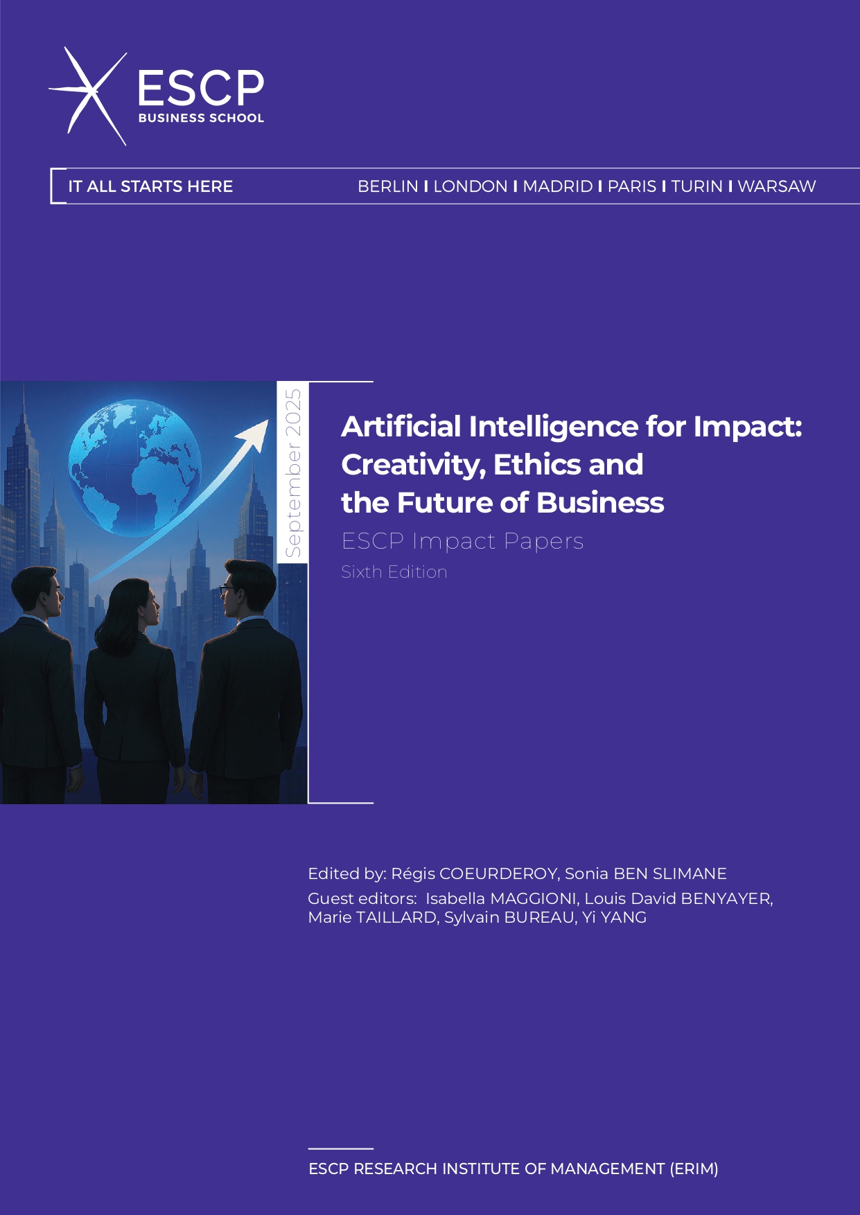 Artificial Intelligence for Impact: Creativity, Ethics & the Future of Business - ESCP Impact Papers - Ebook