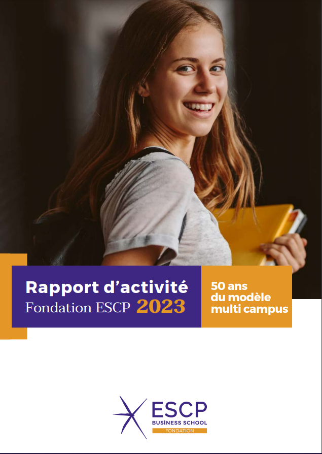 Cover ESCP Foundation, annual report 2023