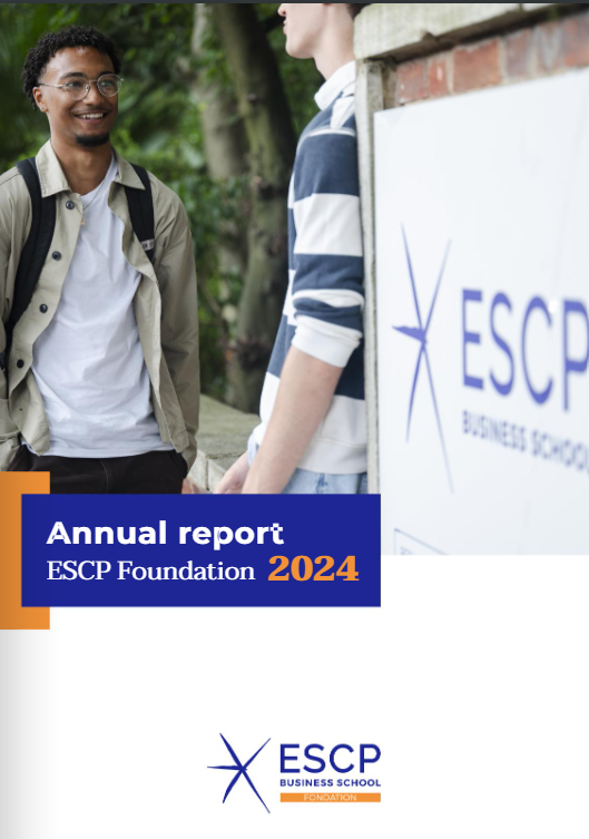 Cover ESCP Foundation, annual report 2025