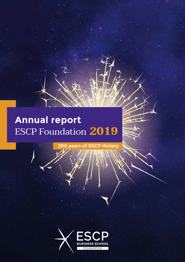 Cover ESCP Foundation, annual report 2019