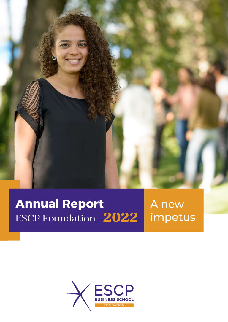 Cover ESCP Foundation, annual report 2022