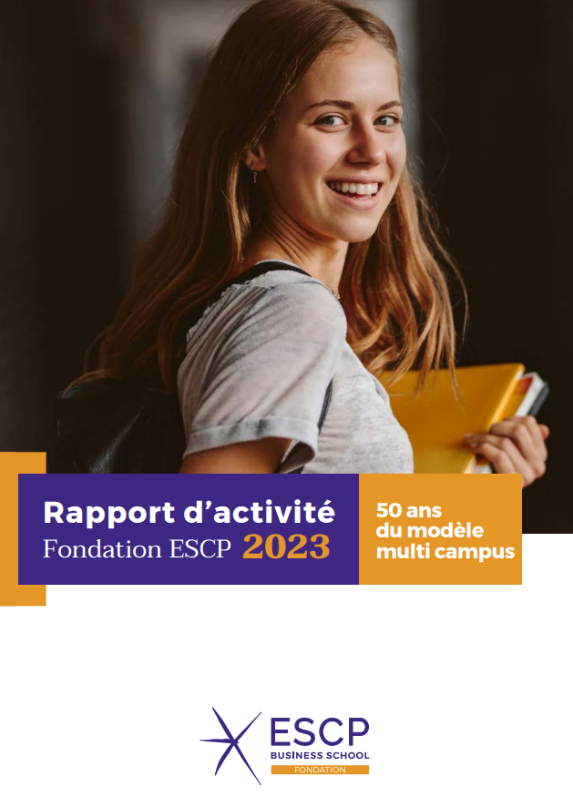 Cover ESCP Foundation, annual report 2023