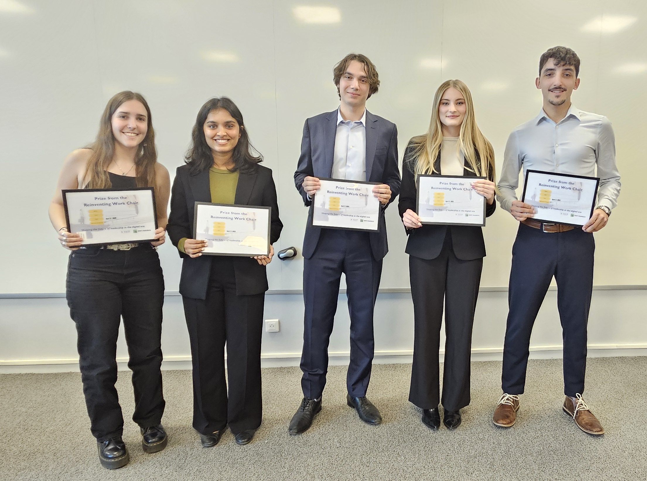 Group photo of the winners