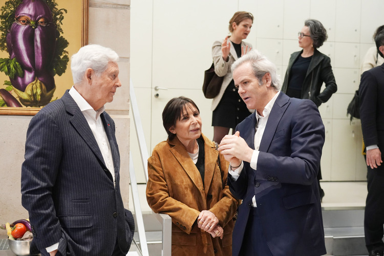 The inaugural exhibition of the Improbable Chair at ESCP, Paris.