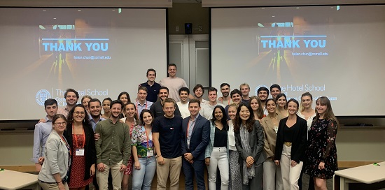 ESCP students at the Cornell University School of Hotel Administration