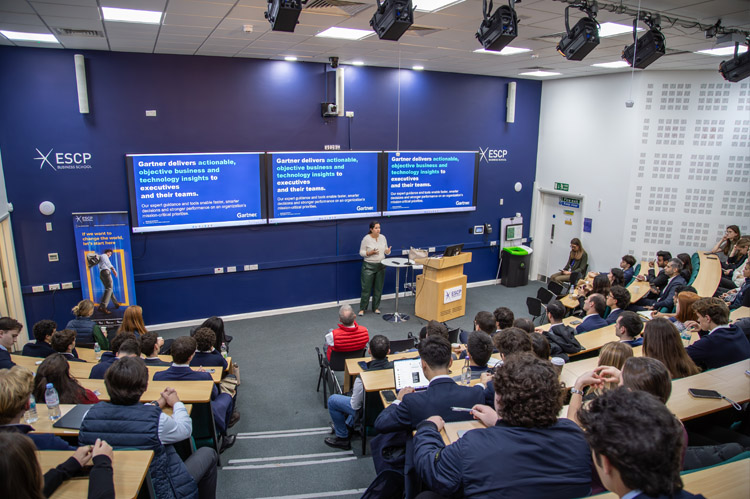 Picture: Presentation from Gartner at the Annual London Careers Fair 2025