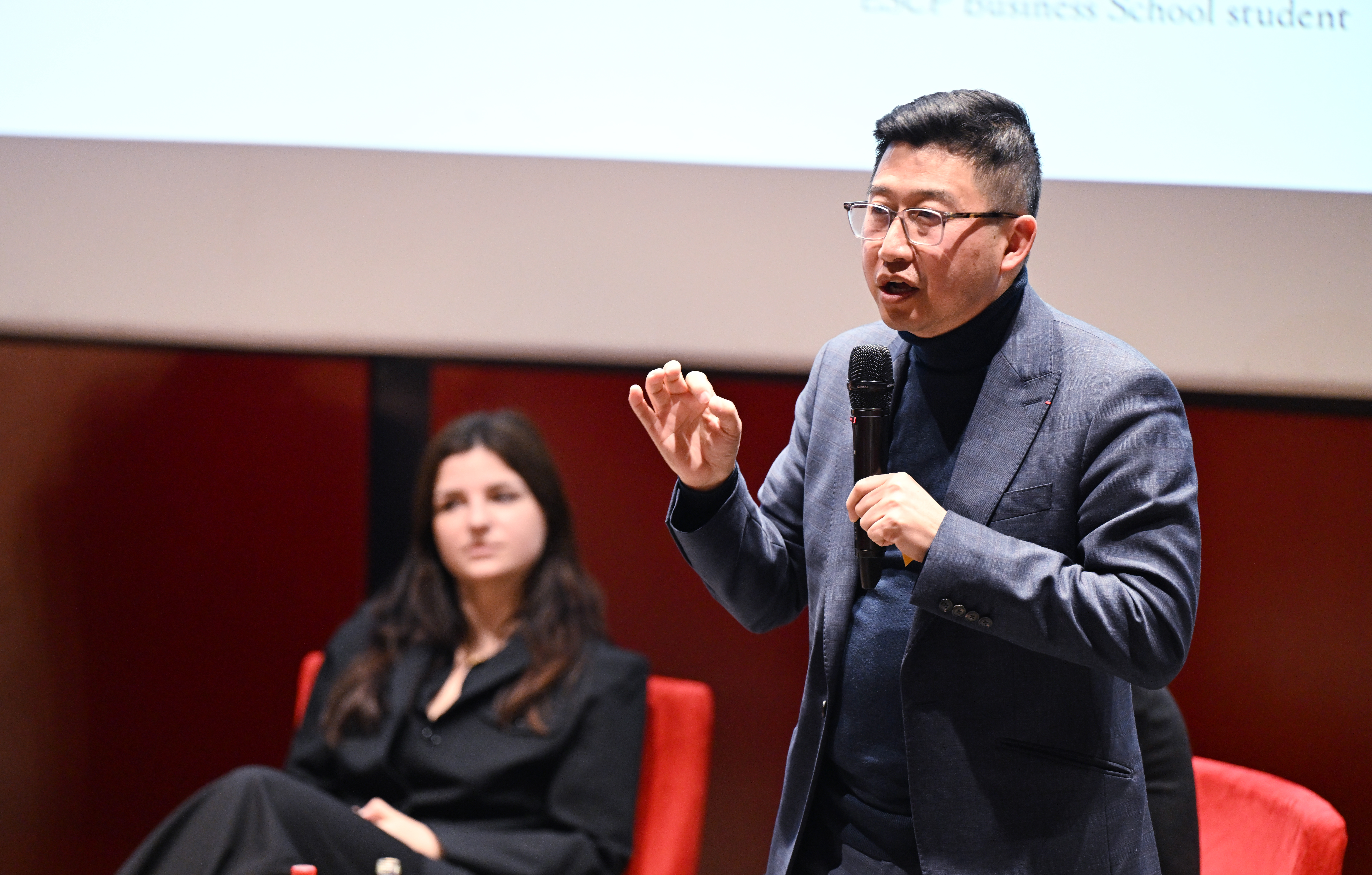 Leon Laulusa giving opening speech