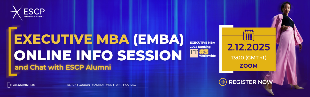 EMBA - Online Info Session - ESCP