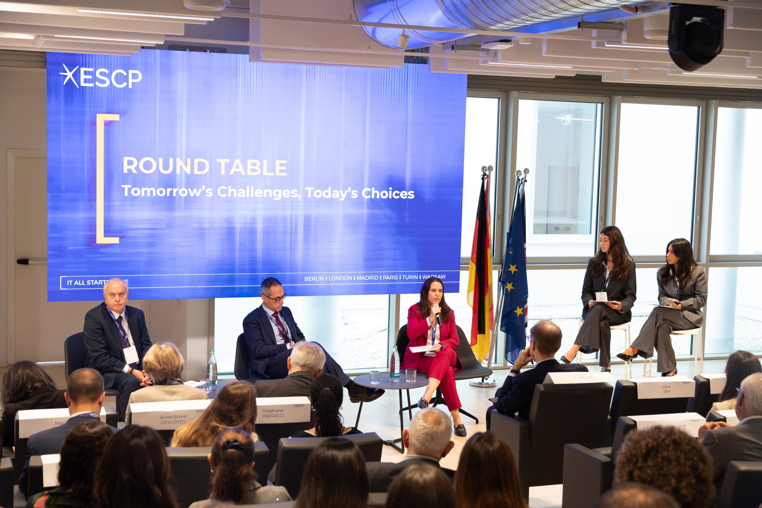 ESCP roundtable “Tomorrow's Challenges, Today's Choices”