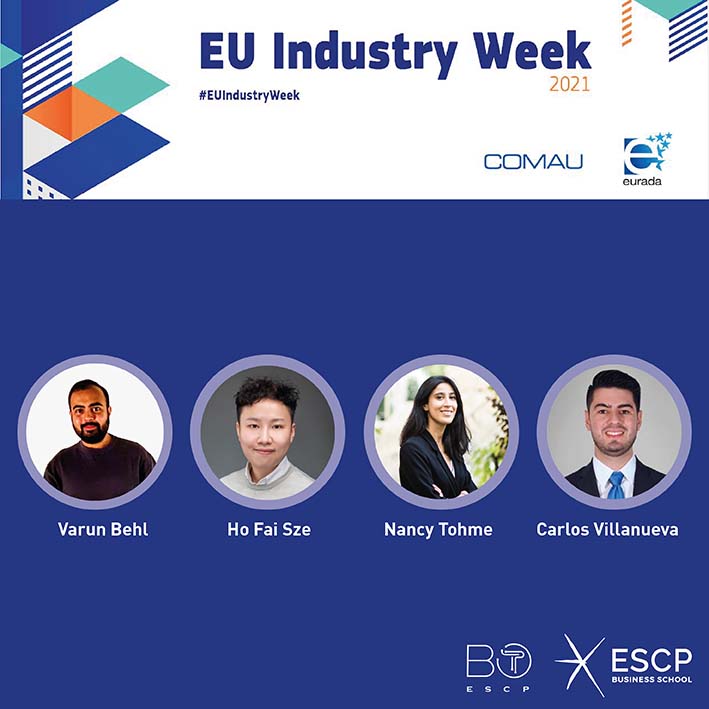 ESCP student team, SEAM, participated in the EU Industry Week Challenge 2021