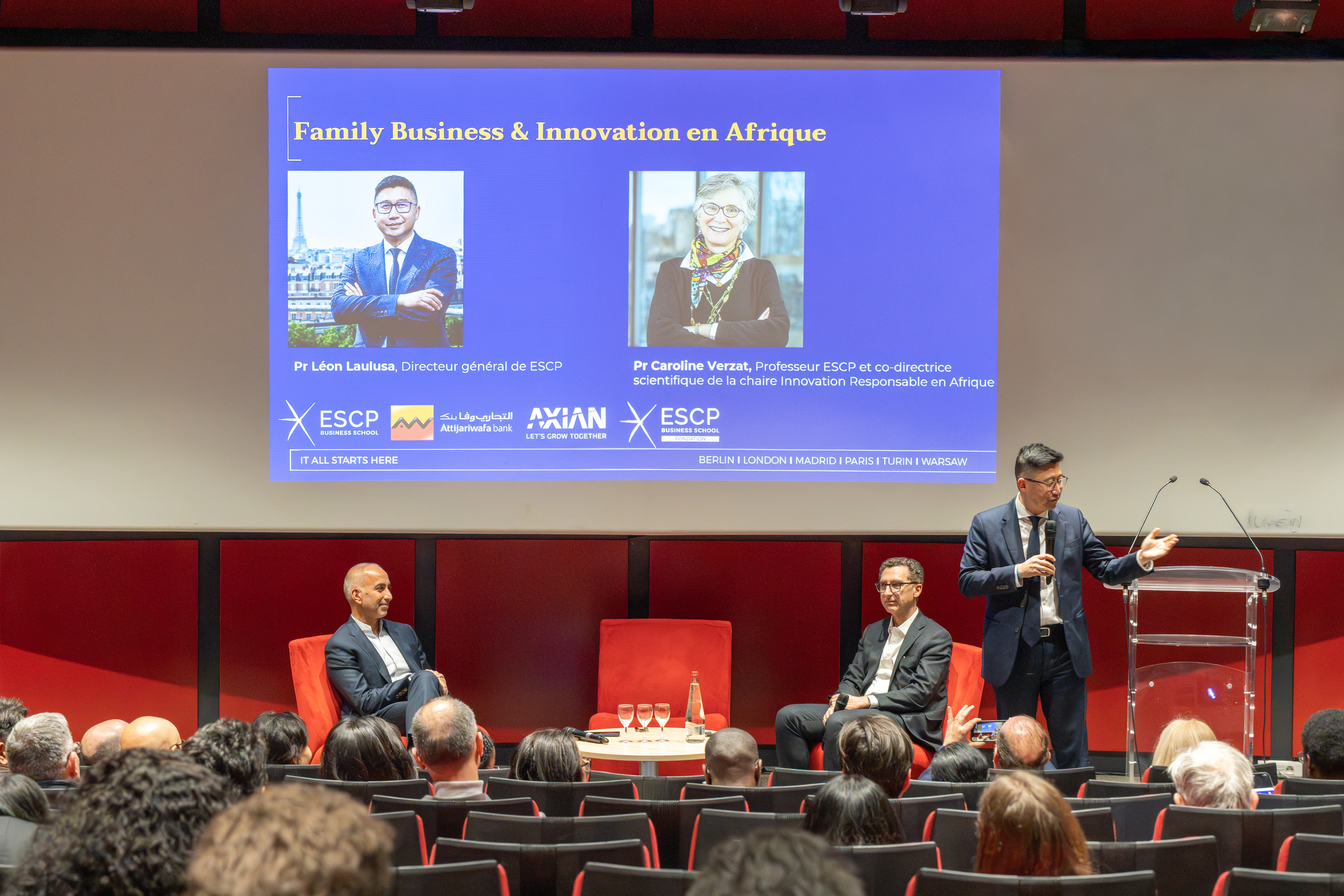 Leon Laulusa giving opening speech