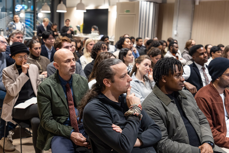 Guests at the ESCP London Entrepreneurship Festival event, presented by the Blue Factory