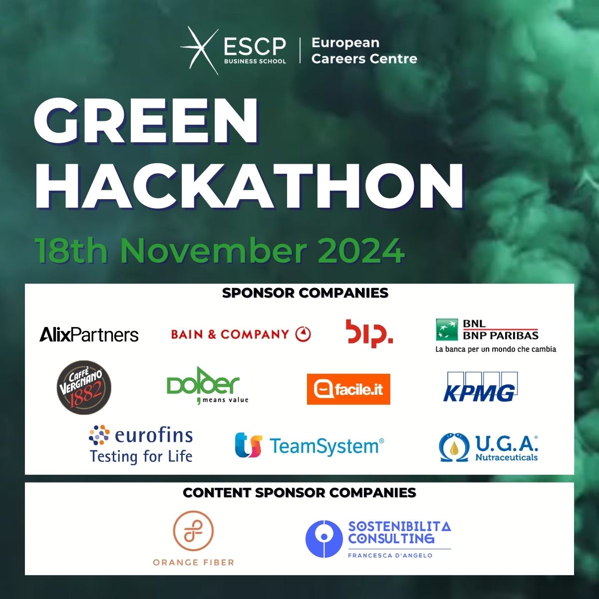 2024 ESCP Green Hackathon sponsors