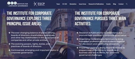 ESCP Institute for Corporate Governance