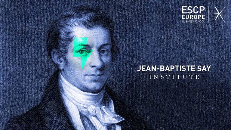 Logo of the Jean-Baptiste Say website, Campus Berlin, ESCP