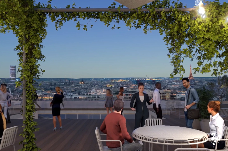 ESCP Paris Campus - Real Estate Project - Roof Top