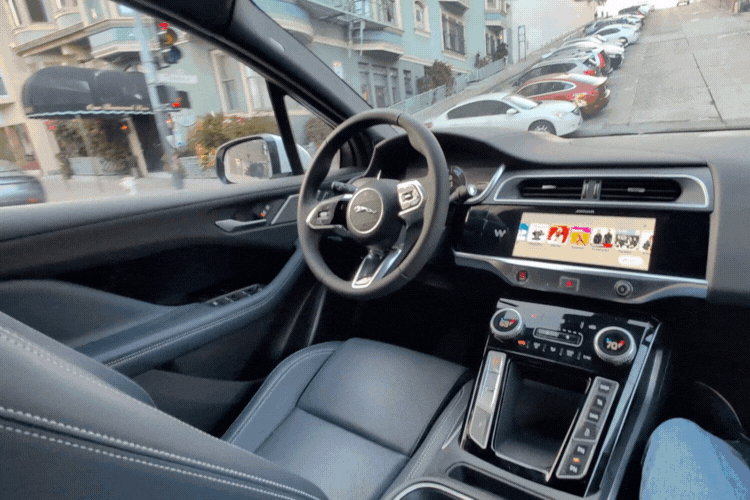 Waymo self-driving taxi