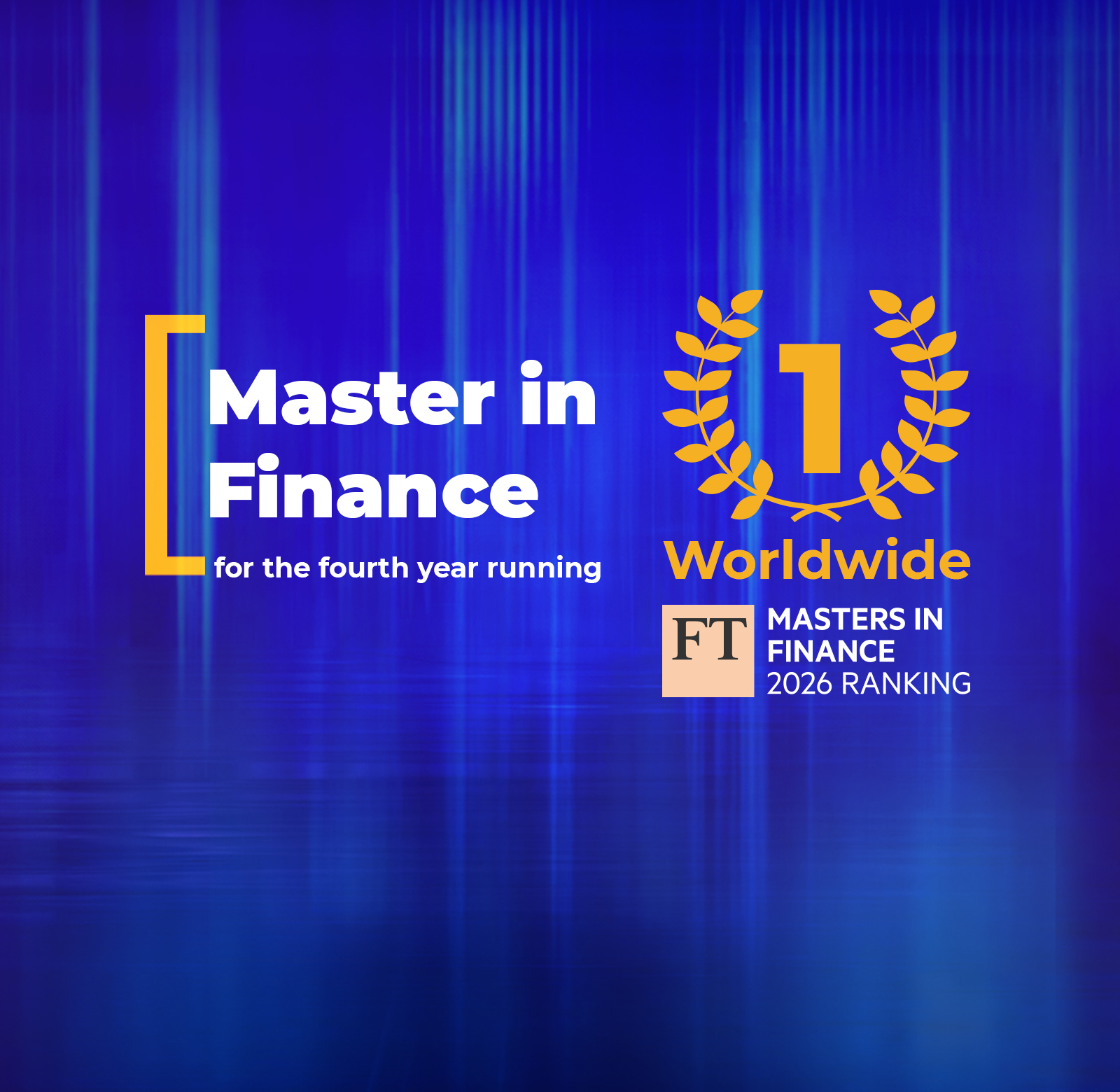 ESCP’s Master in Finance ranked #1 in the world by the Financial Times for the fourth year in a row