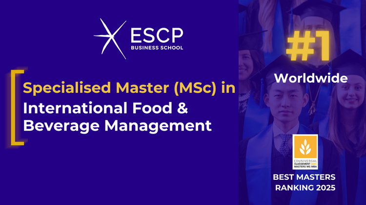 ESCP MSc IFBM placed 1st in the 2024 EDUNIVERSAL RANKING 
