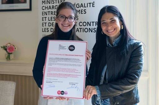 Aurore Bergé and Sarah Barukh 