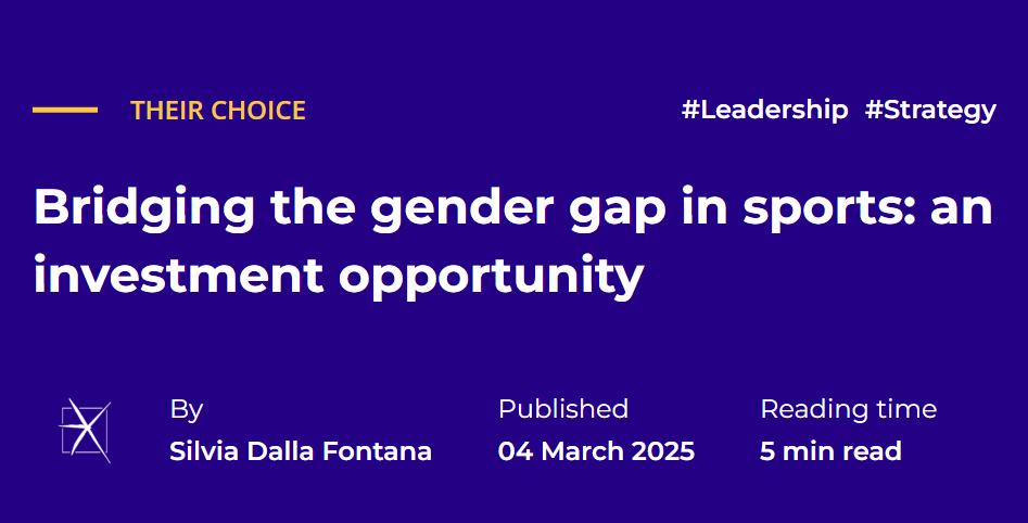 Bridging the gender gap in sports: an investment opportunity