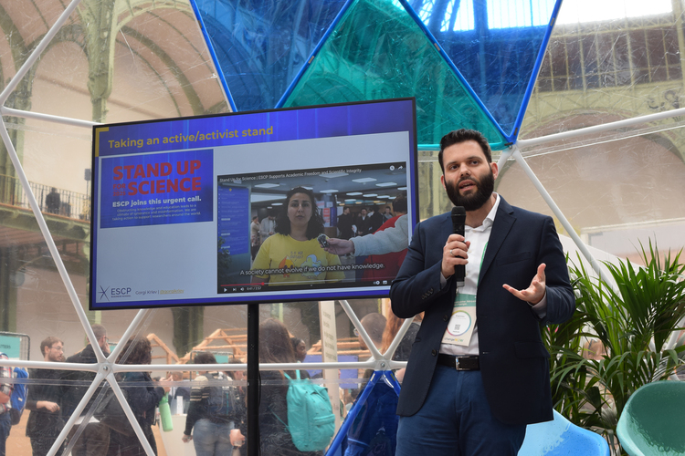 Prof. Gorgi Krlev, Associate Dean of Sustainability at ESCP, introduces the School’s next chapter of sustainability transformation during ChangeNOW 2025