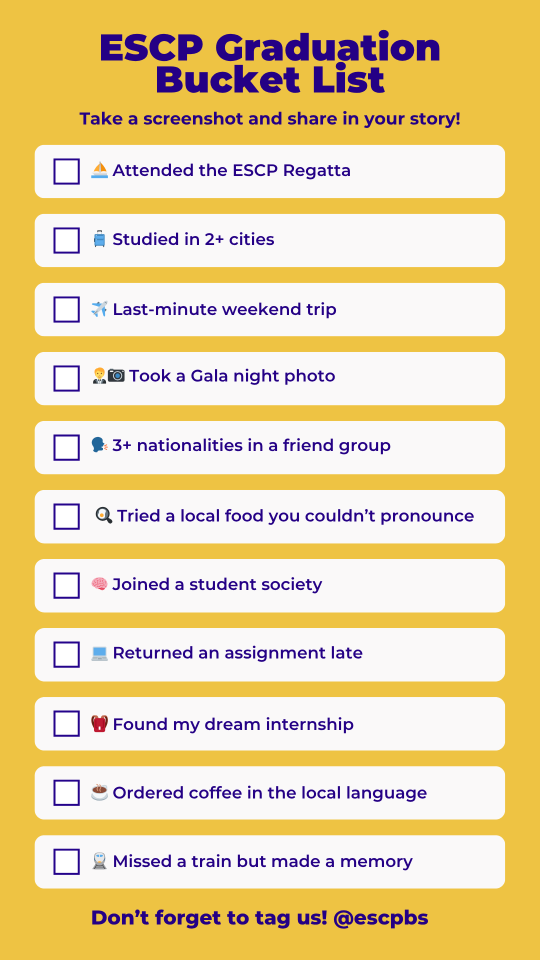 bucket list story