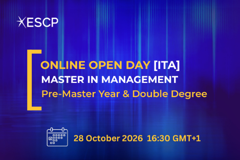 Online Open Day [ITA] - Master in Management, Pre-Master Year & Double Degree