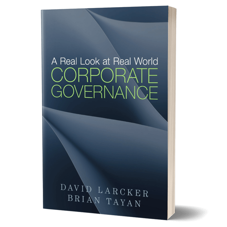 Couverture, A real look at real world, par David Larcker & Brian Tayan
