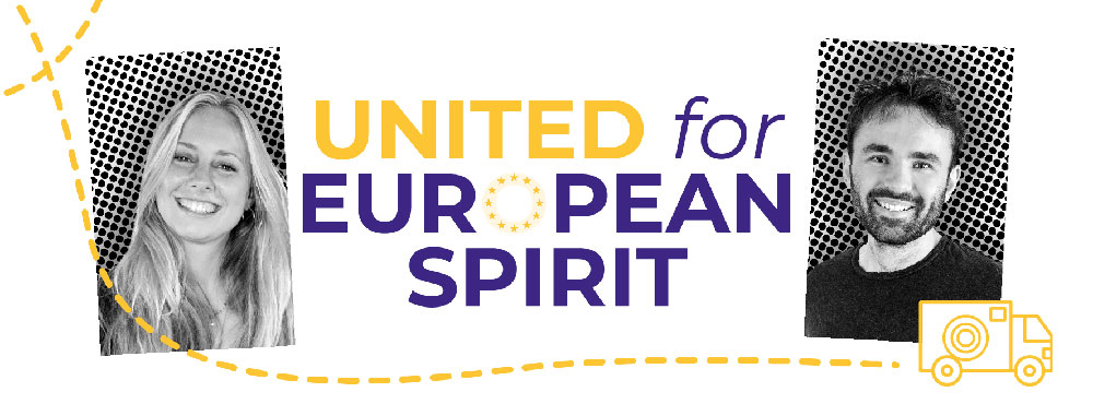 banner for the 'United for European Spirit' event