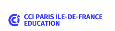 Link to CCI Paris Île-de-France Website  - CCI Paris Île-de-France Logo