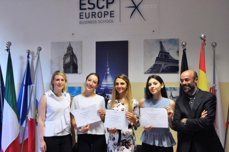 ESCP BSc in Management - Scholarship Contest winners