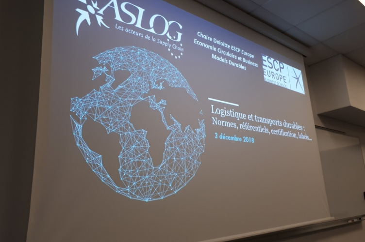 4ème Matinale RSE de l'ASLOG Chaire Economie circulaire ESCP Deloitte