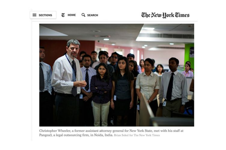 Example of legal offshoring