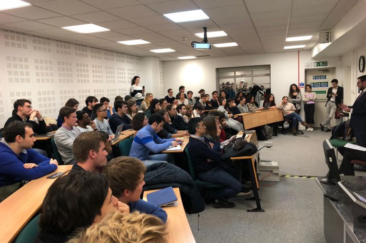 ESCP Finance Society event at the London campus