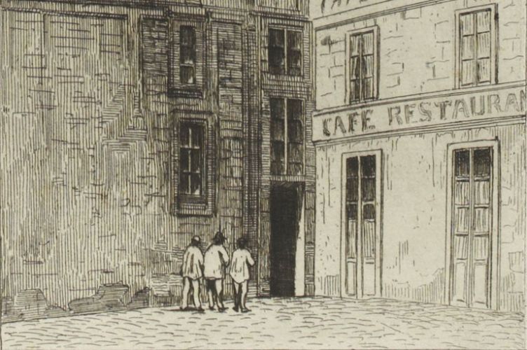 Rue de Grenelle Saint Honore, Hôtel des fermes, Paris, 1841, copyright Bibliothèque nationale de France