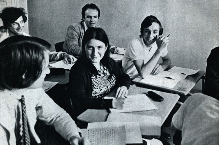 Joelle Le Vourch in class 1971, ESCP