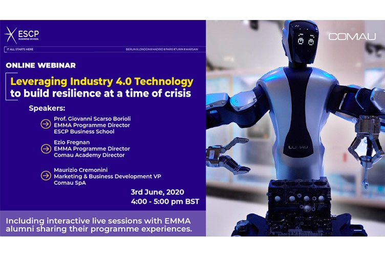 ESCP Webinar: Leveraging Industry 4.0 Technology to Build Resilience at a Time of Crisis