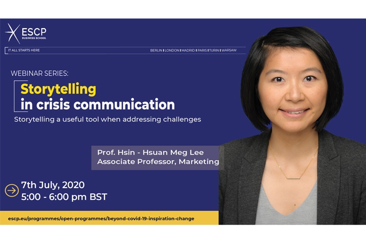 ESCP Business School Webinar: Storytelling in Crisis Communication