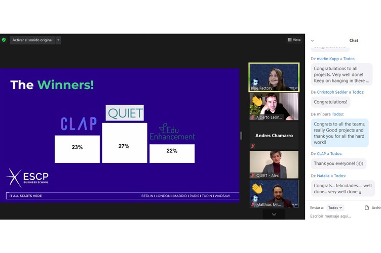 Innovation and Adaptability Go Virtual at the ESCP Business School Entrepreneurship Festival 2020