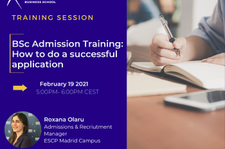 BSc Admission Training: How to do a successful application