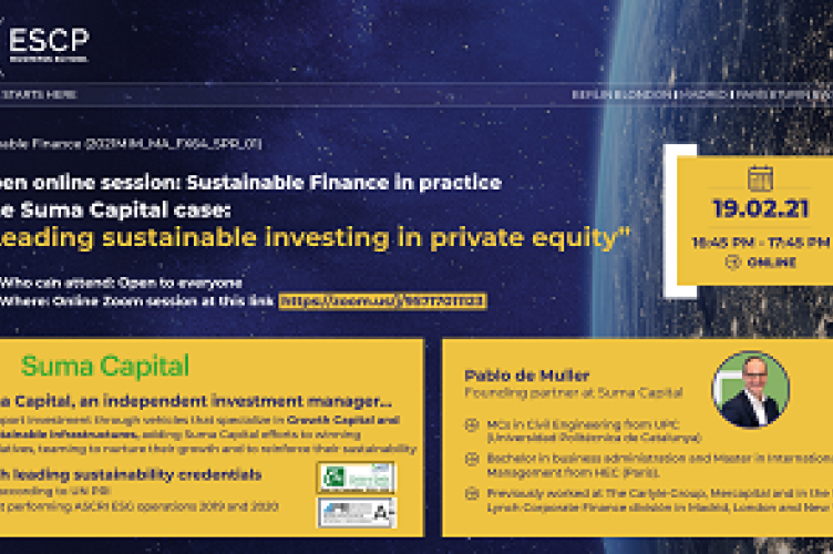 The Suma Capital case: “Leading sustainable investing in private equity”
