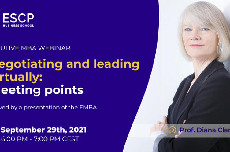  Negotiating and leading virtually: meeting points