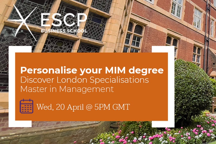Master in Management - London Specialisations Webinar