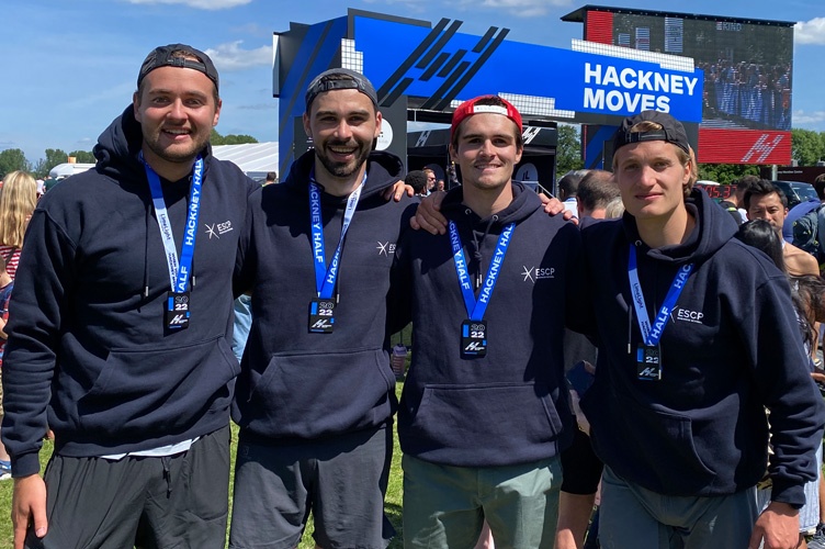 ESCP London Campus Students Run the Hackney Half Marathon