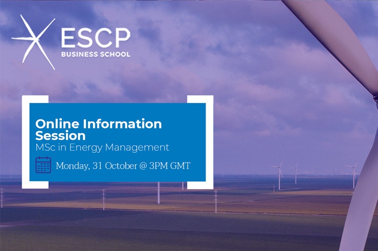 Information Session - ESCP MSc in Energy Management