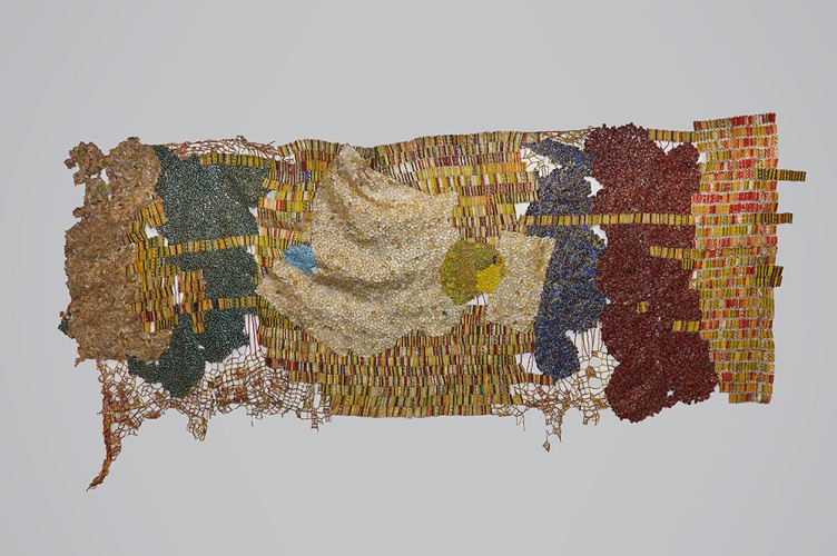 © Photo de l'oeuvre d'El Anatsui, Collection Hiridjee, Madagascar [copyright]